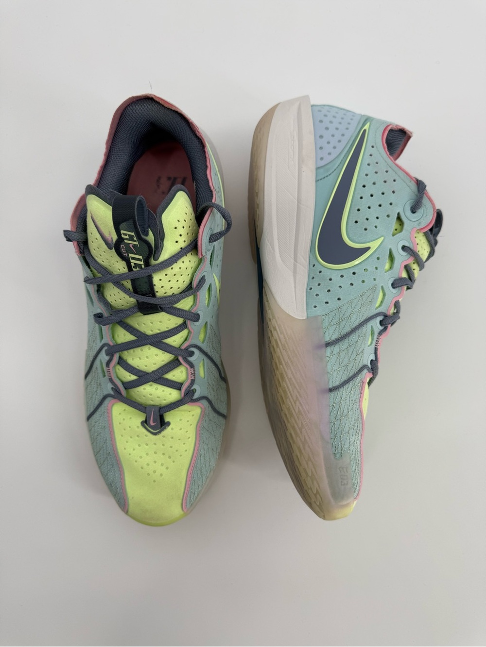 Nike Air Zoom GT Cut 3 Dreamers Size 12 Mens Glacier Blue Basketball Shoes